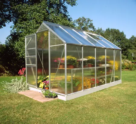 Halls Popular 6x10 - Aluminium - 4mm Polycarbonate